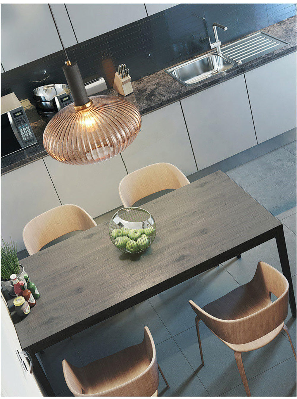 Oud Azura Nordic Glass Pendant Lights