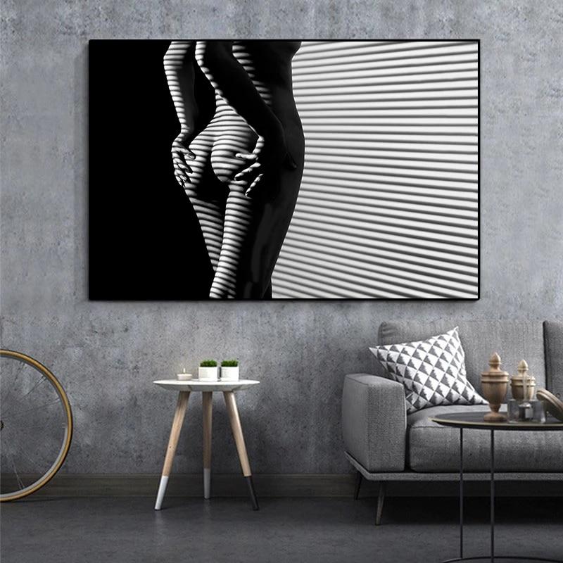 Curve Abstract Canvas Wall Art