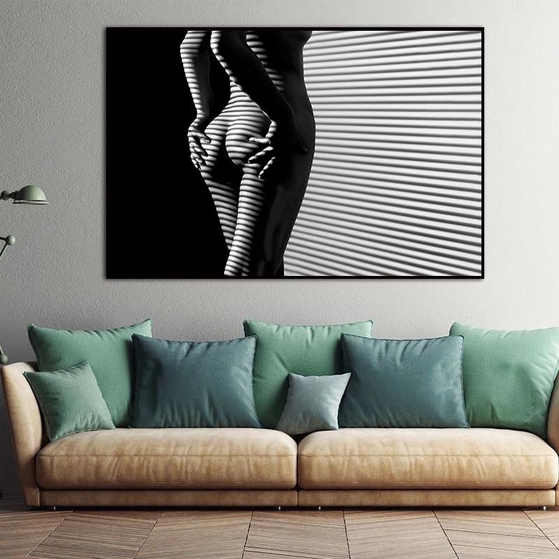 Curve Abstract Canvas Wall Art
