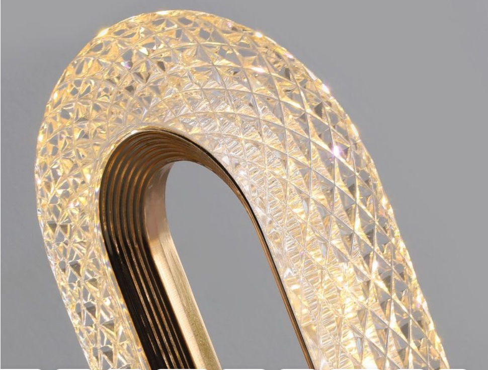 BAN Candace Oval Luxury Crystal Nordic LED table lamp