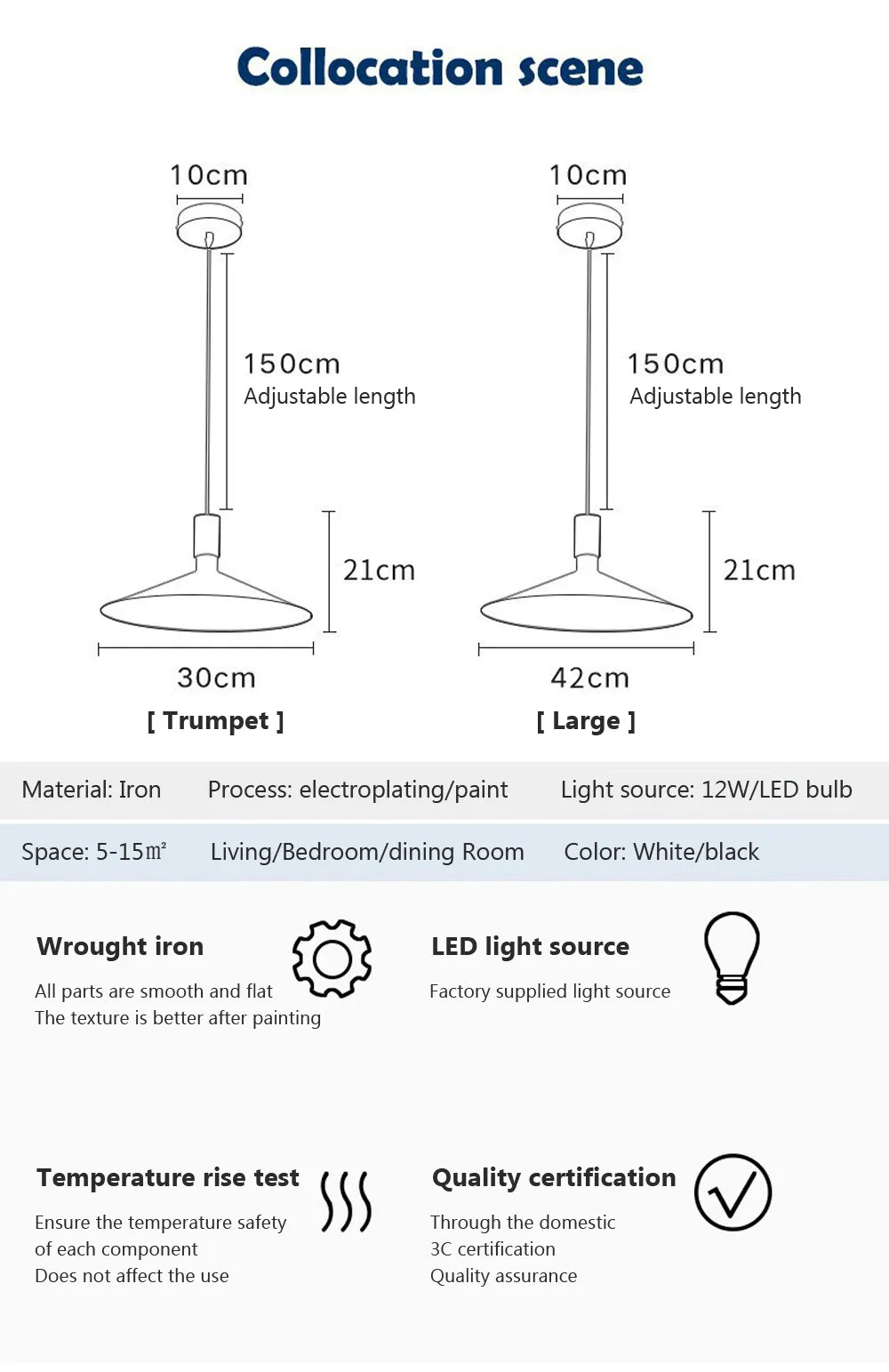 Modern Nordic Lustre Pendant Light