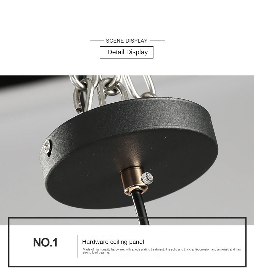 Oud Azura Nordic Glass Pendant Lights