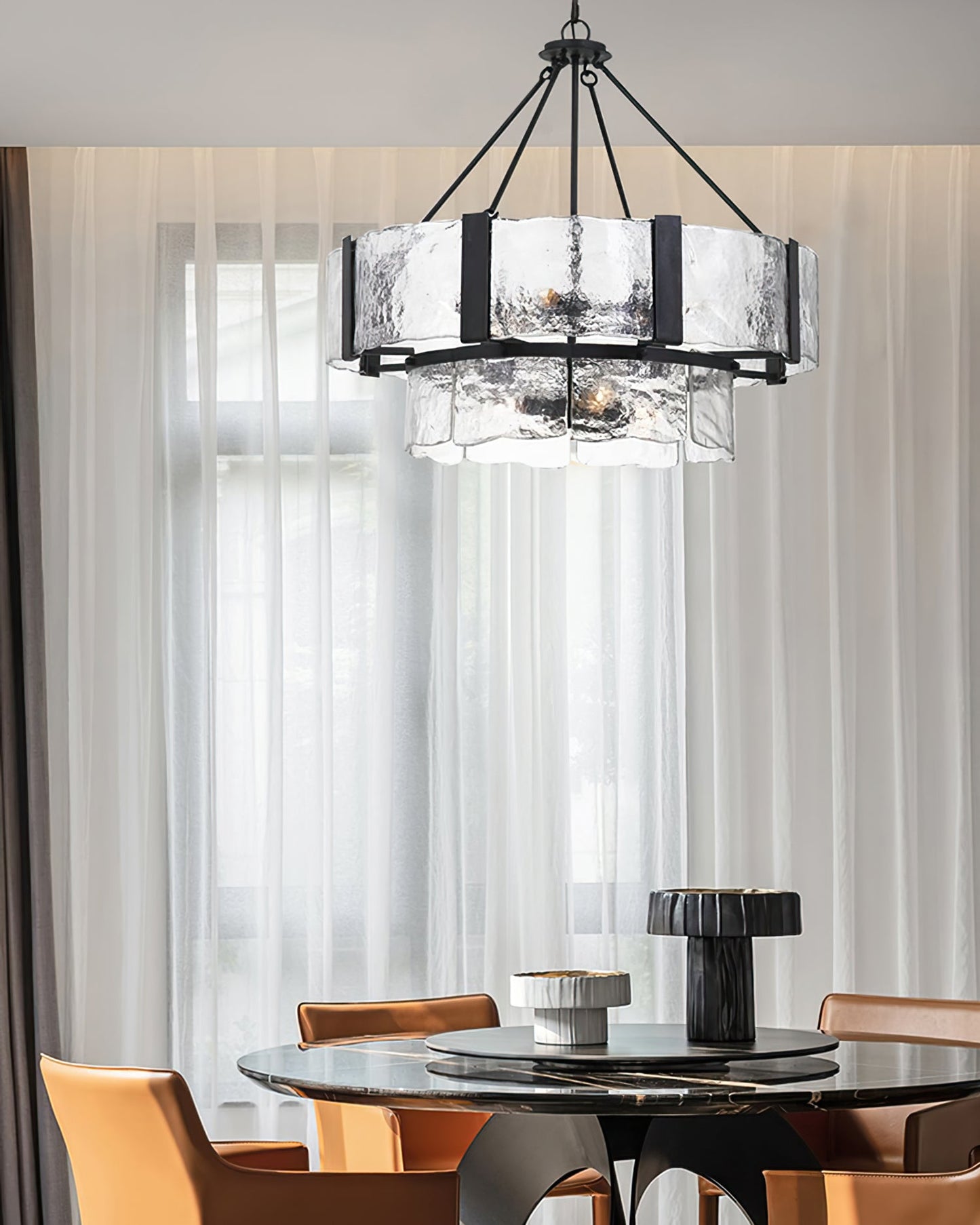 Aenon Glass Chandelier