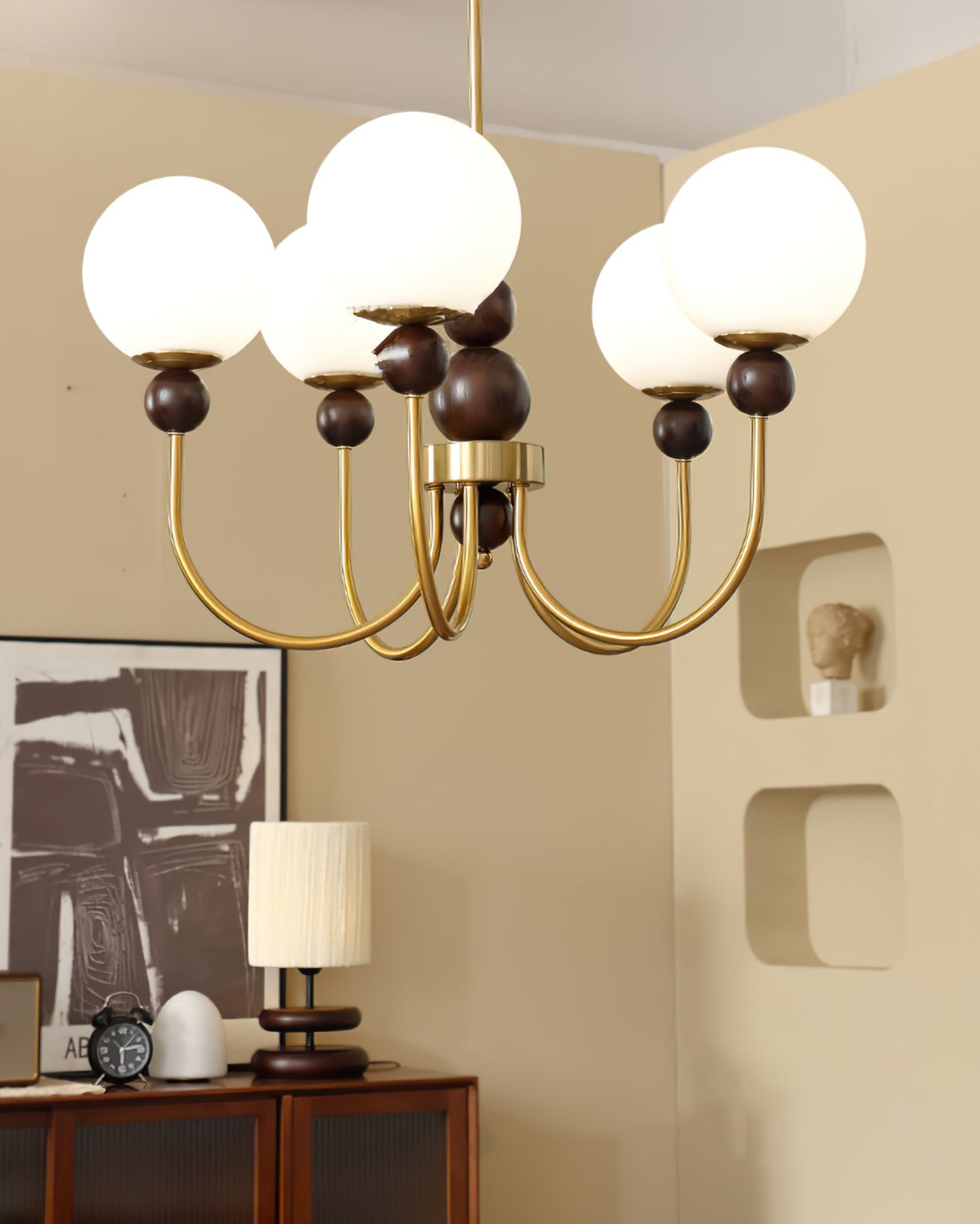 Aeyee Glass Chandelier