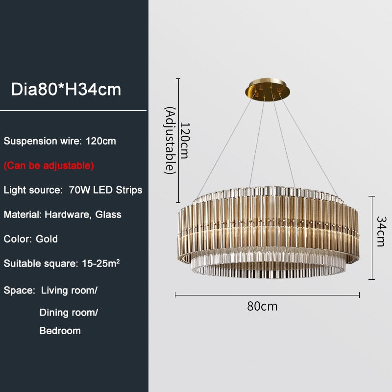 Ylk Alrik Modern Crystal Chandelier