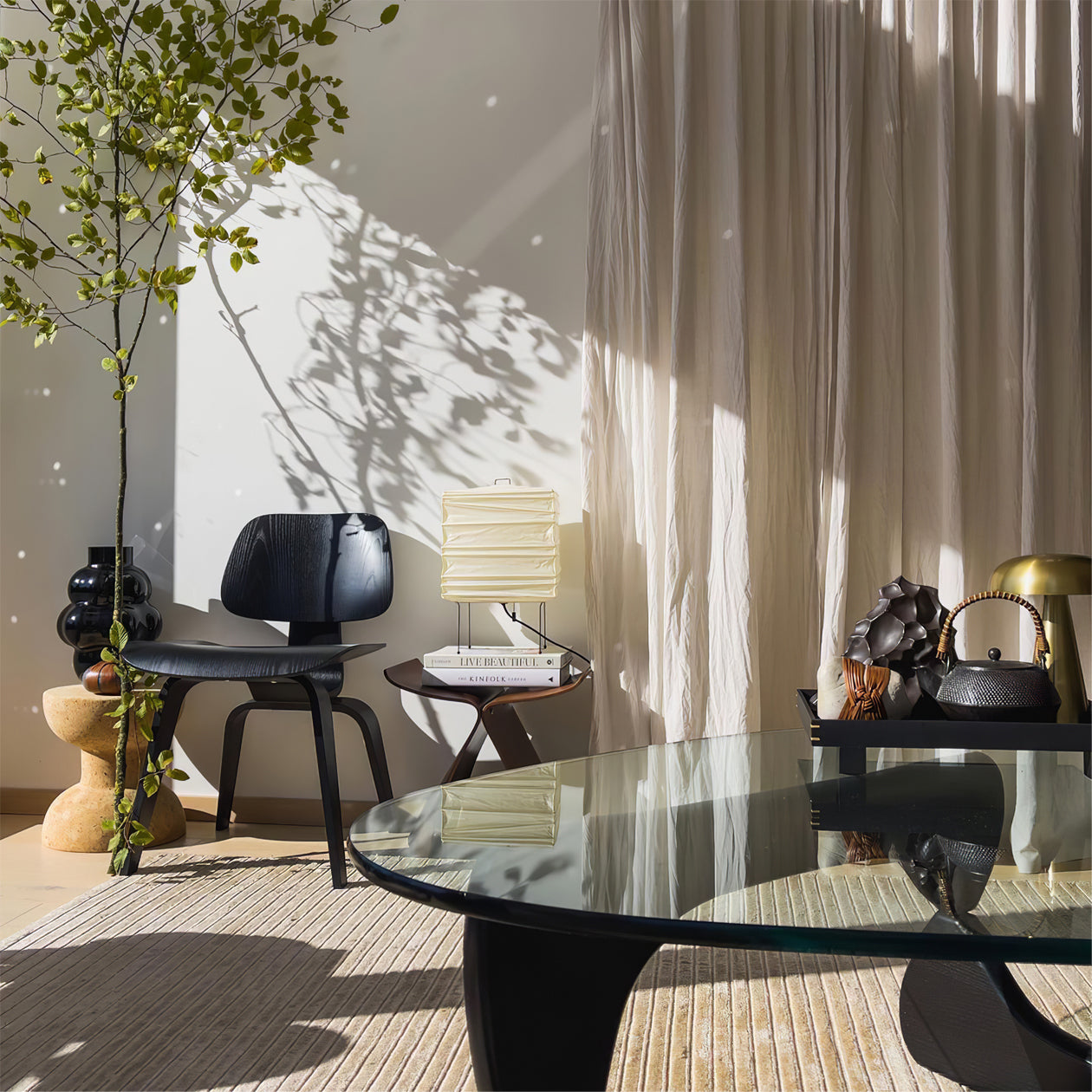 Washi Paper 3X Table Lamp