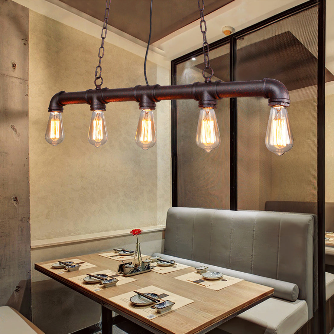 American Vintage Loft Chandelier