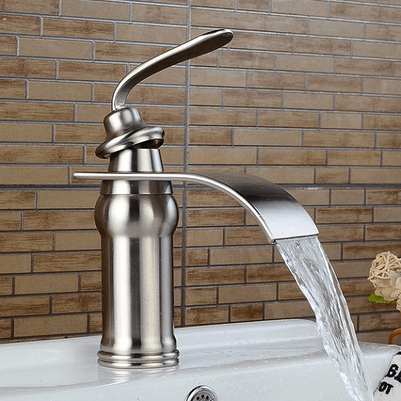 Ames - Vintage Brass Waterfall Faucet