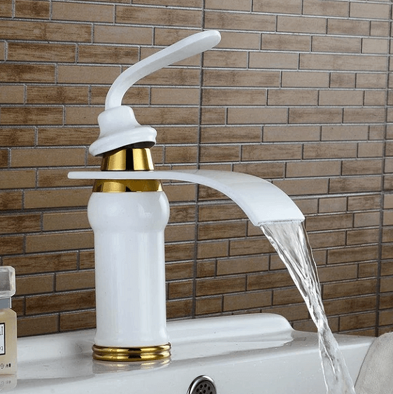 Ames - Vintage Brass Waterfall Faucet