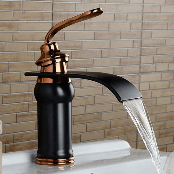 Ames - Vintage Brass Waterfall Faucet