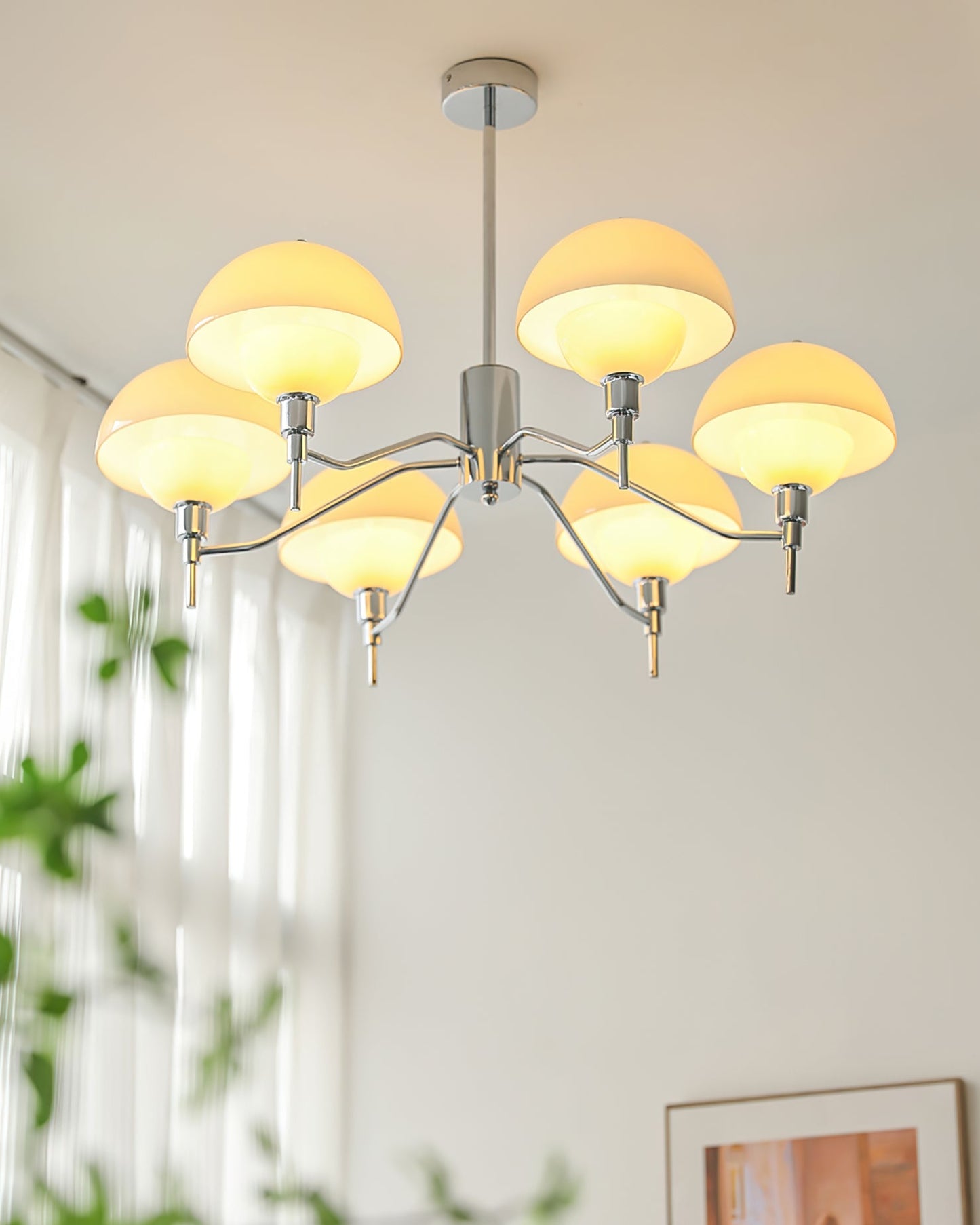 Anchored Orb Chandelier