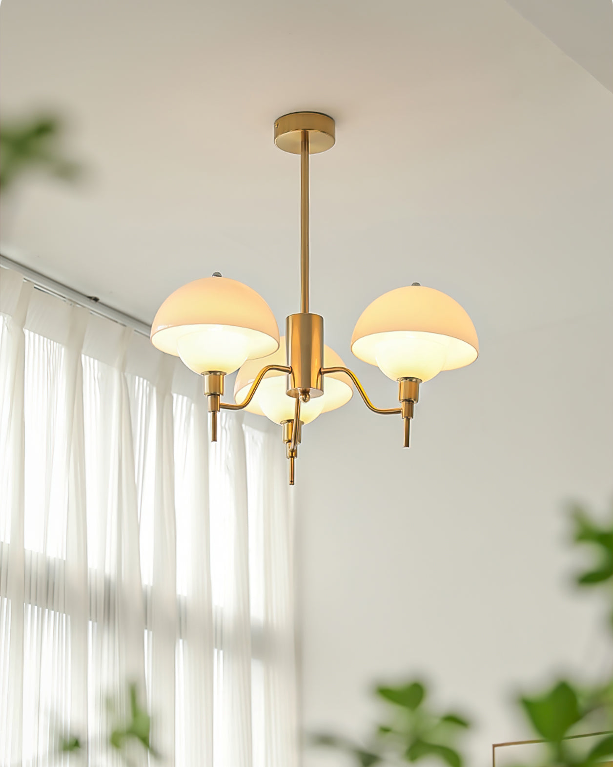 Anchored Orb Chandelier