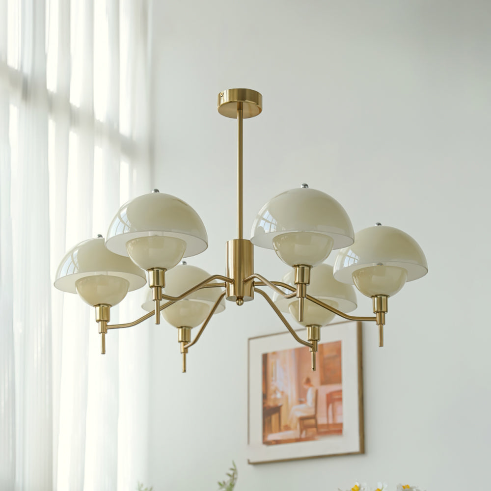 Anchored Orb Chandelier