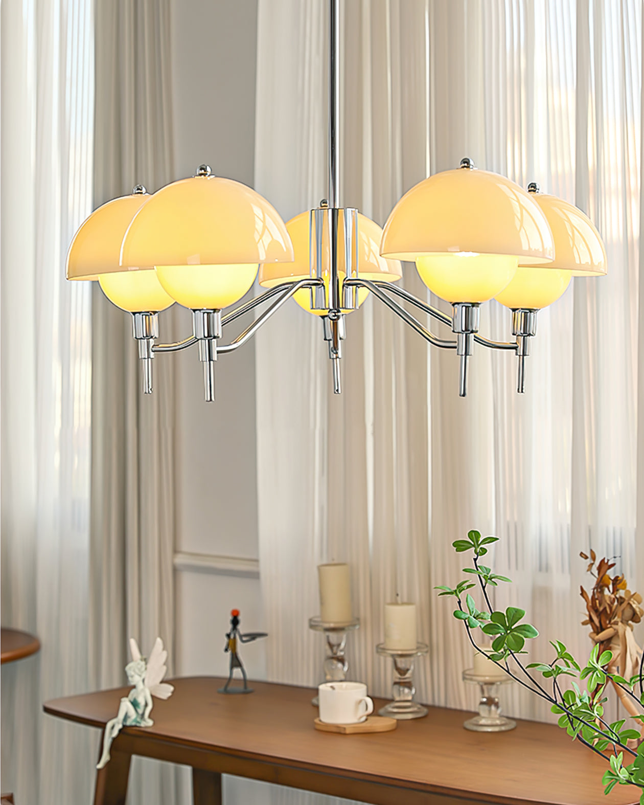 Anchored Orb Chandelier