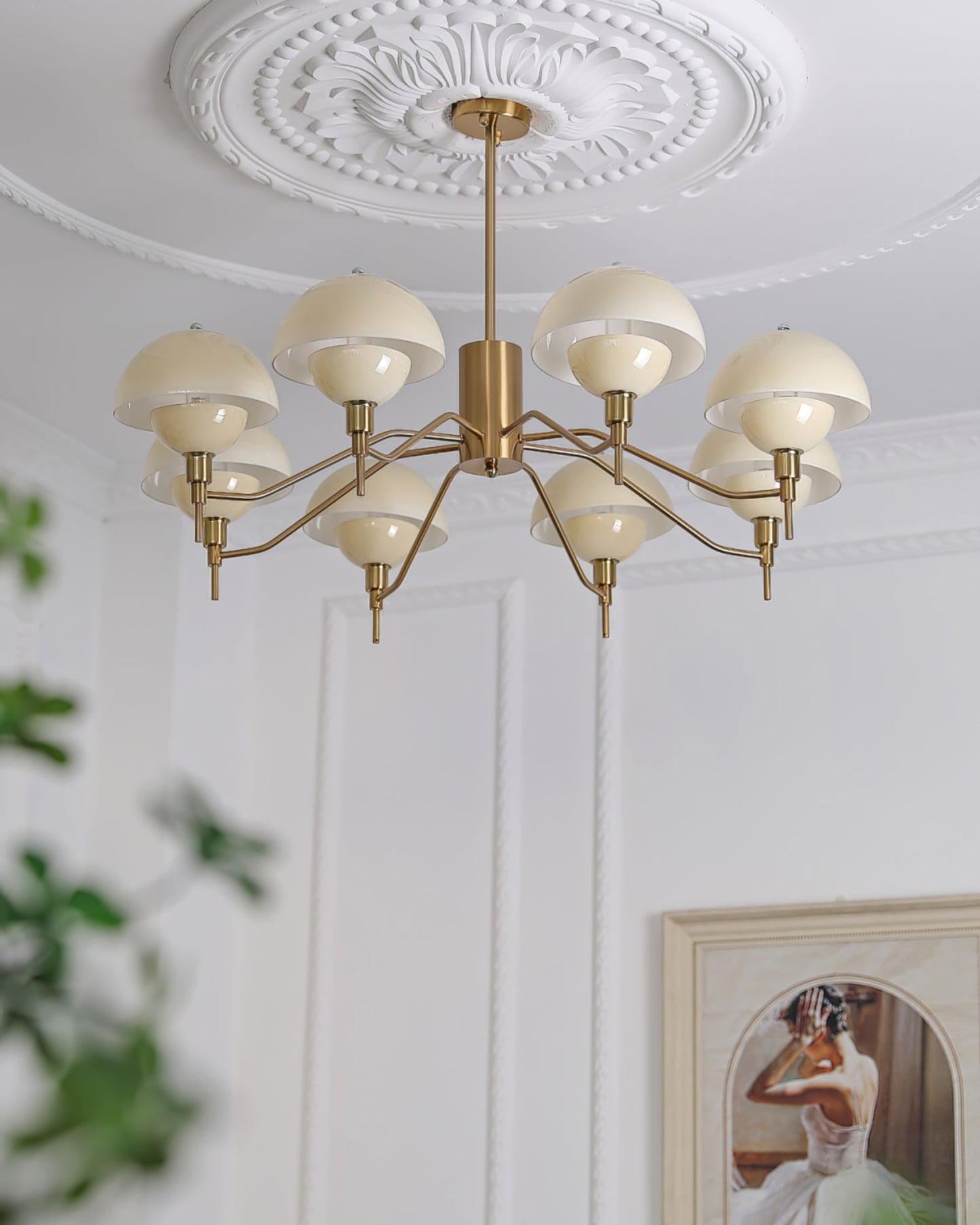 Anchored Orb Chandelier