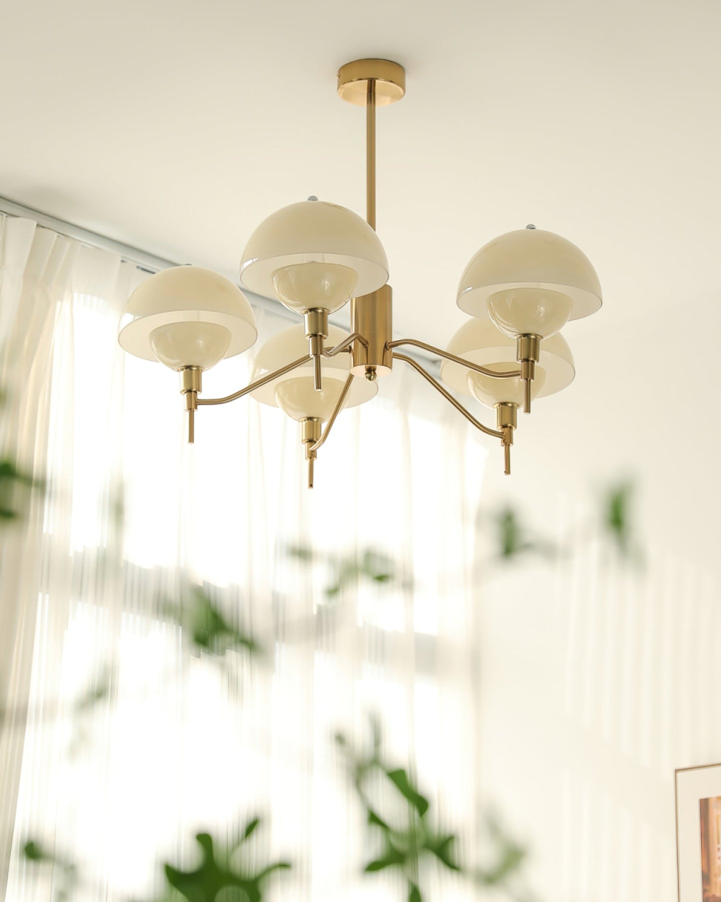 Anchored Orb Chandelier