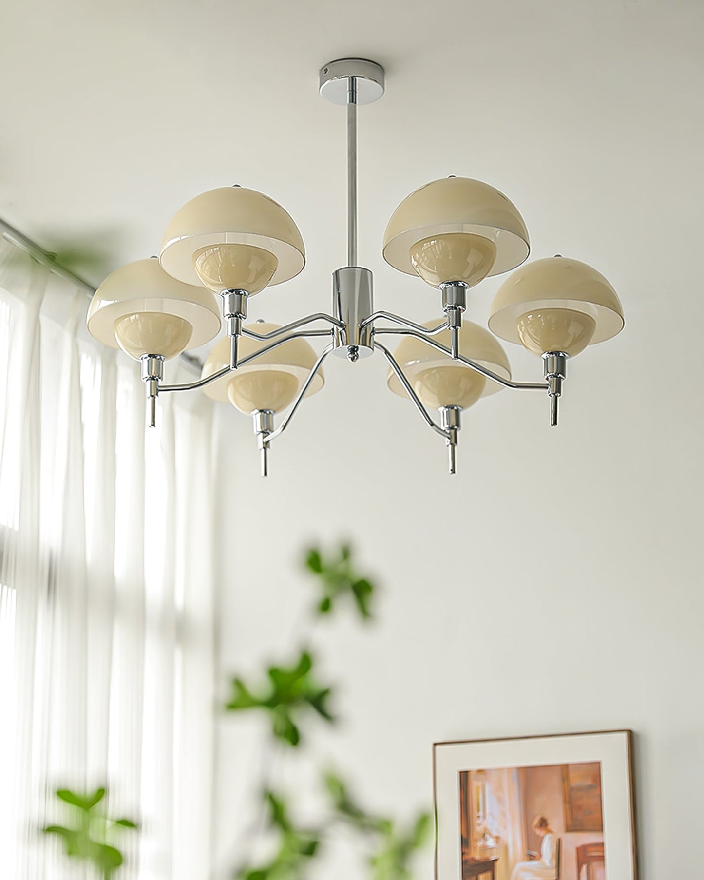 Anchored Orb Chandelier