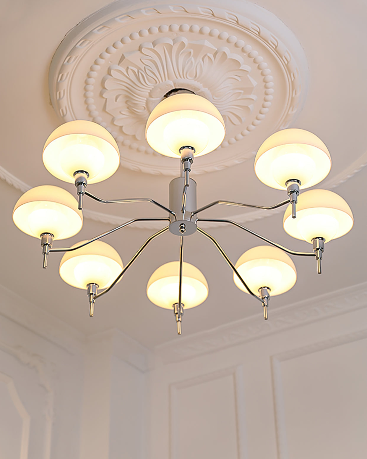 Anchored Orb Chandelier