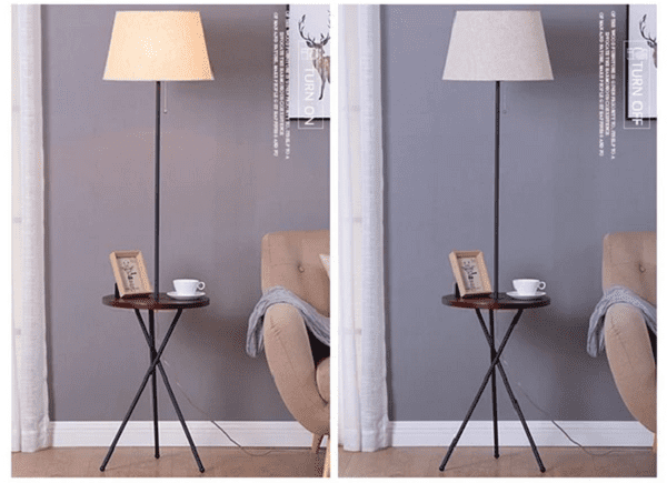 André - Modern Nordic End Table & Lamp