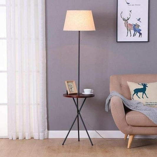 André - Modern Nordic End Table & Lamp