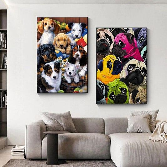 Cartoon Puppy Poster