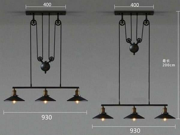 Anouk - Retro Pendant Retractable Chandelier Light Adjustable