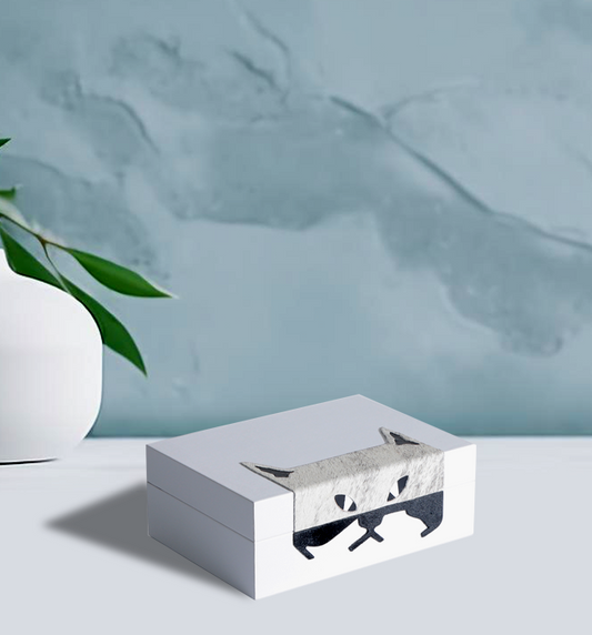 The Feline Jewellery Collection - Large, Grey/Black