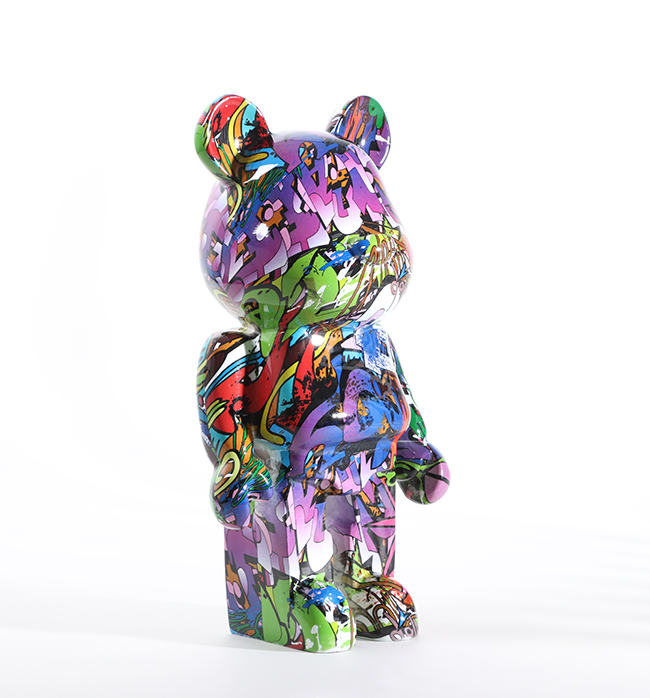 Bear Figurine - Purple Undertone