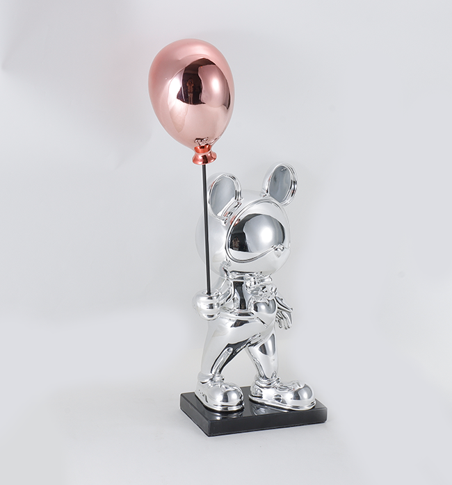 Minnie And The Balloon - Silver/Pink