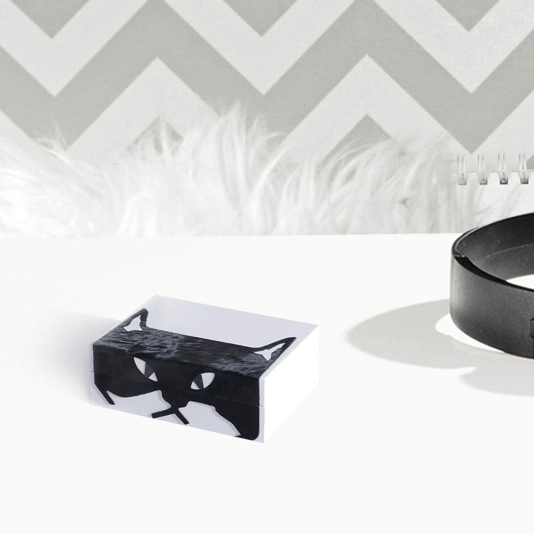 The Feline Jewellery Collection - Small, Grey/Black