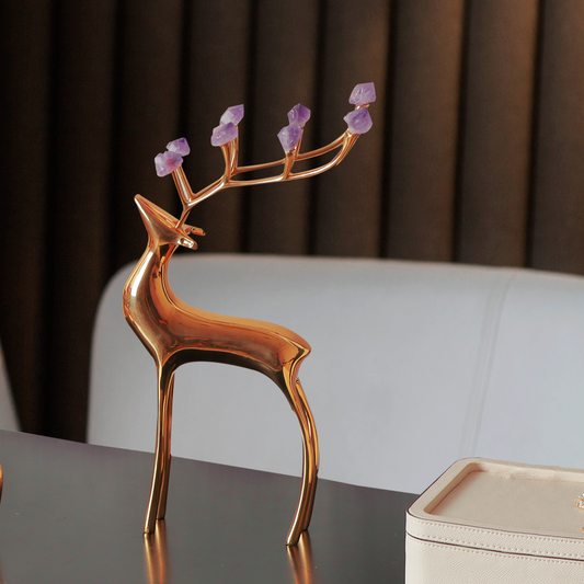 Mama Deer Large - Purple