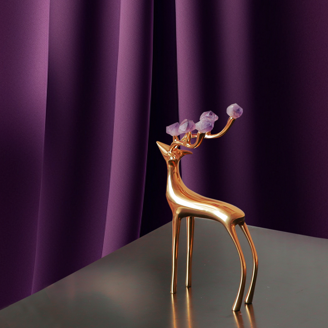 Mama Deer Small - Purple