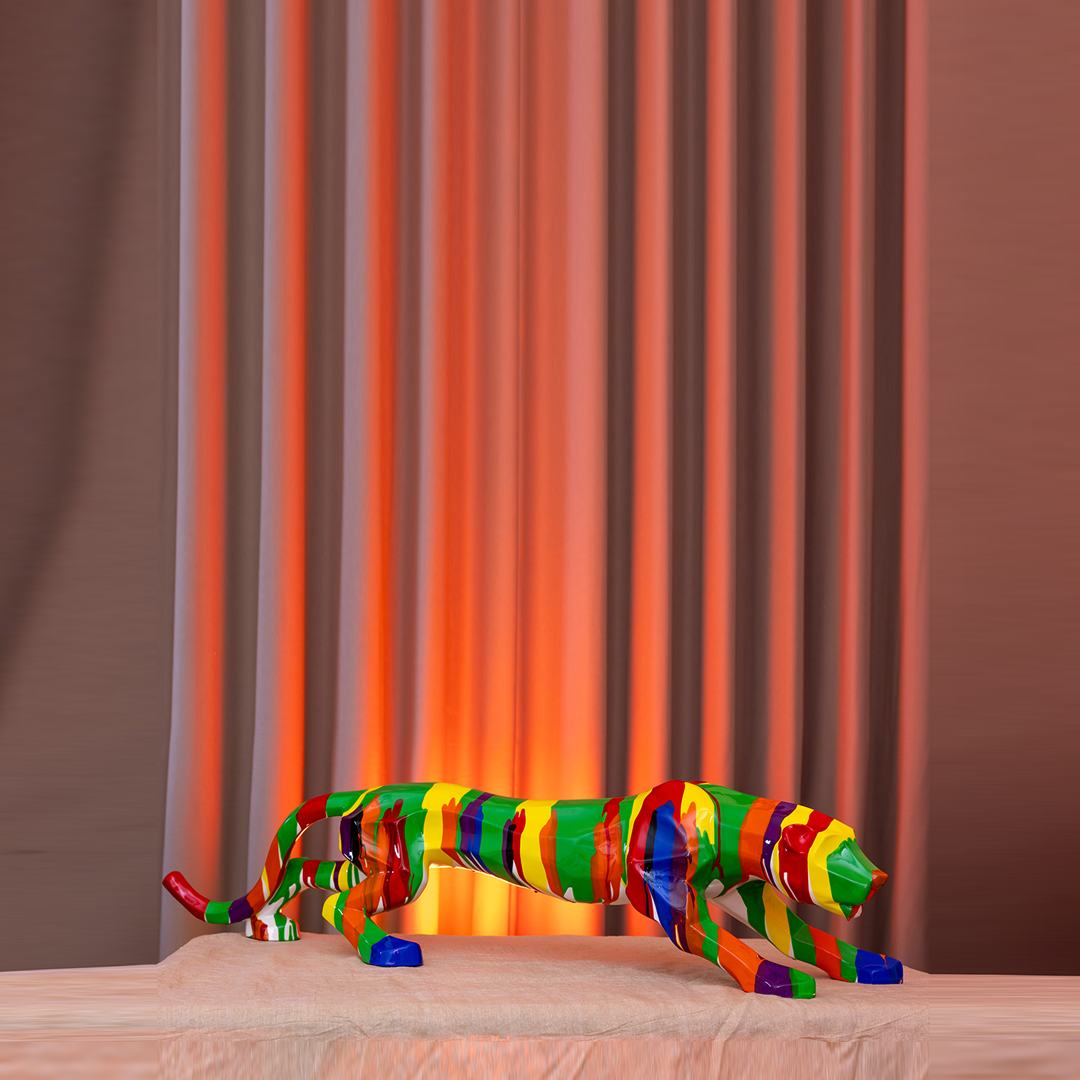 The Deep Colored Leopard - Multicolor