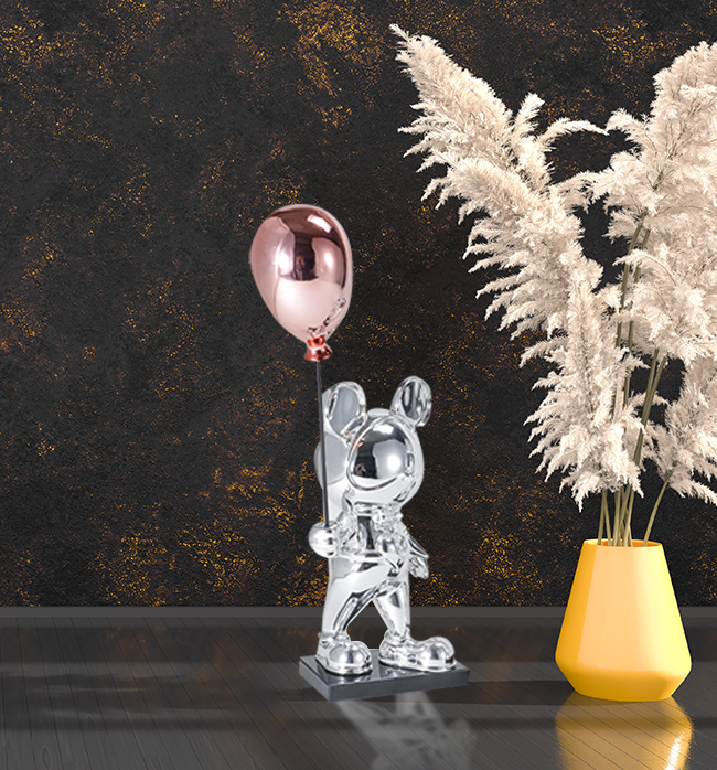 Minnie And The Balloon - Silver/Pink