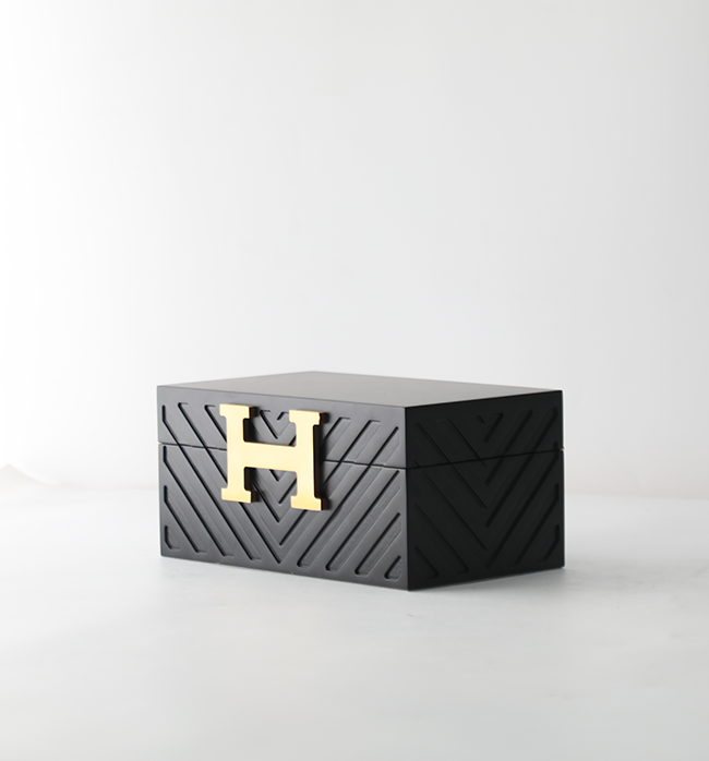 The Hephaestus Collection Jewellery Box - Small, Matte Black
