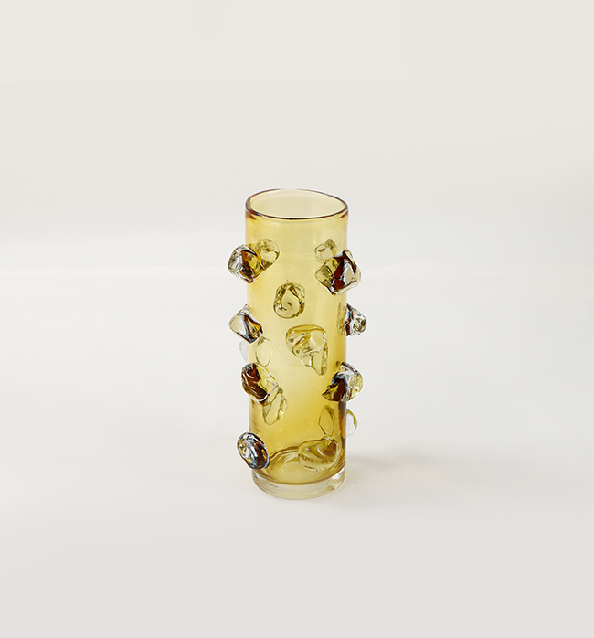 The Leighton Gold Collection Vase - Small, Champagne Color