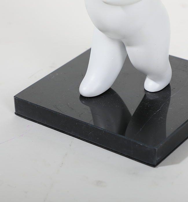 Bear With Balloon - White & Orange