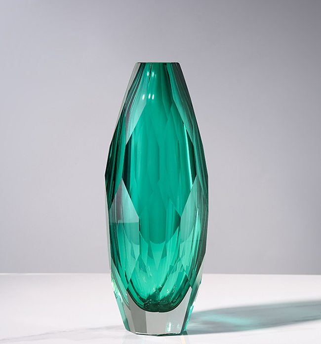 The Harriet Vase Amethyst - Green