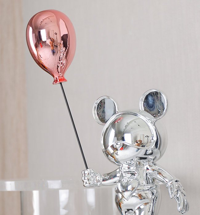 Minnie And The Balloon - Silver/Pink