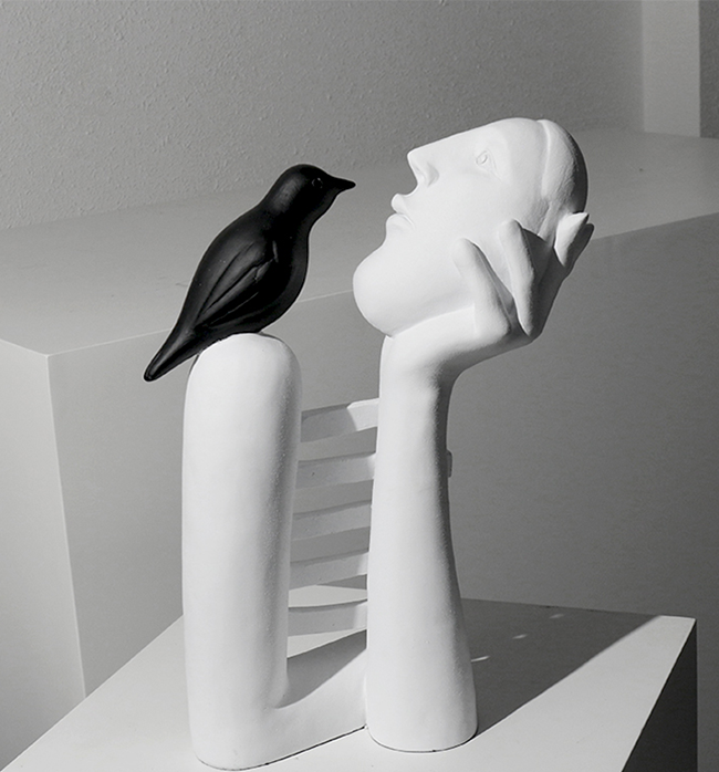 Veda And Cuckoo - Black & White