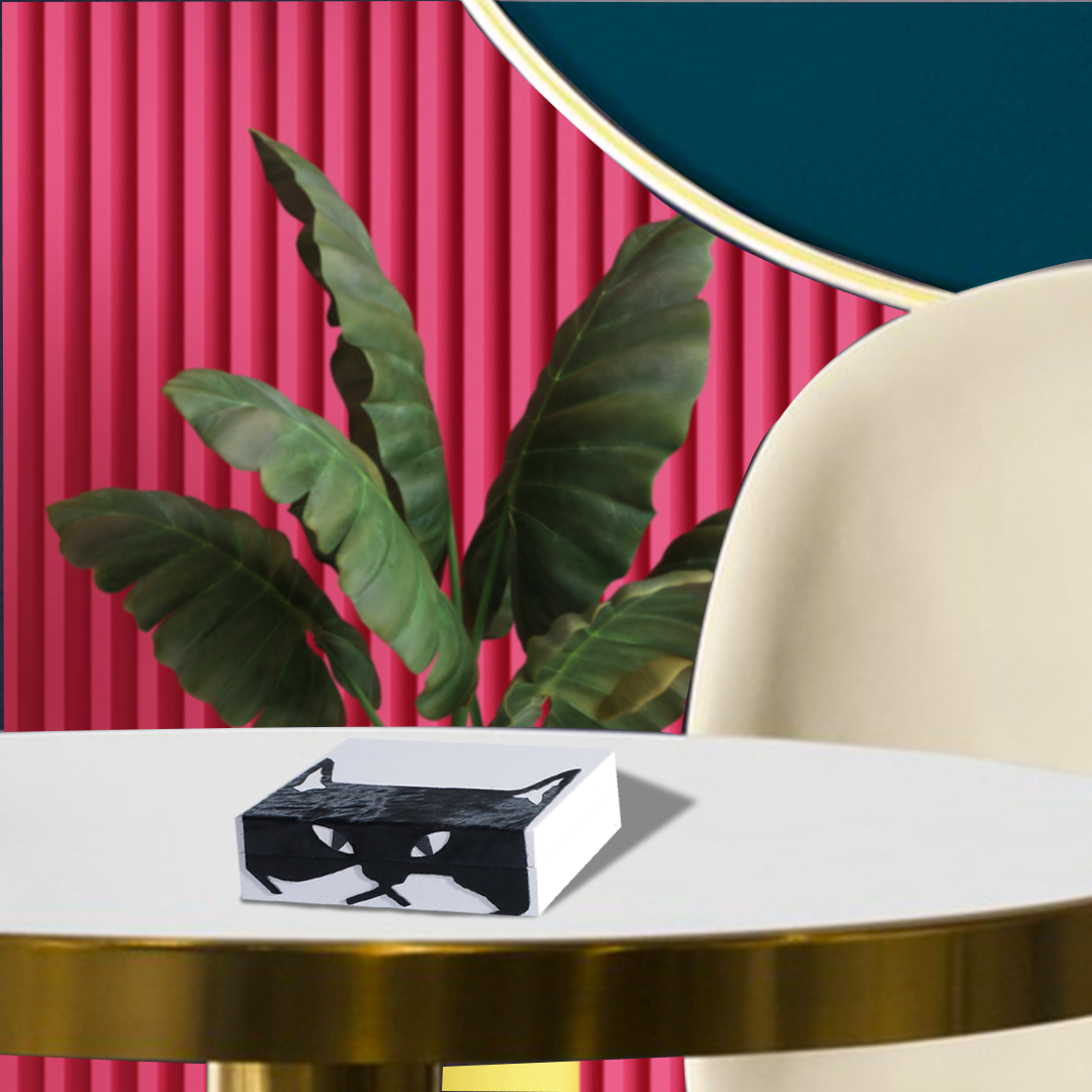 The Feline Jewellery Collection - Small, Grey/Black