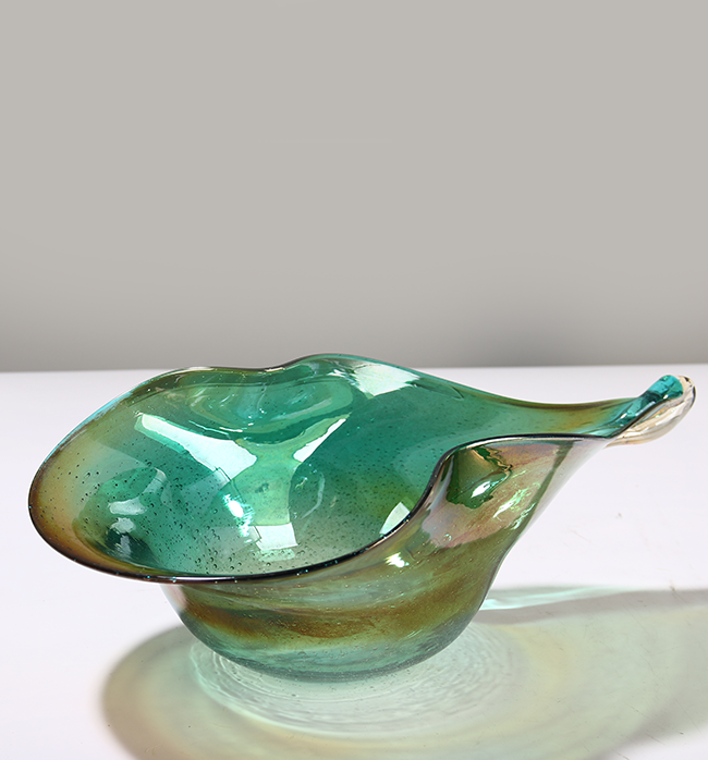 The Marguerite Fruit Platter - Large, Greenish Blue