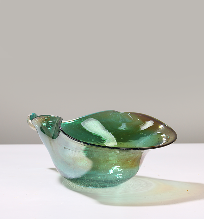 The Marguerite Fruit Platter - Large, Greenish Blue