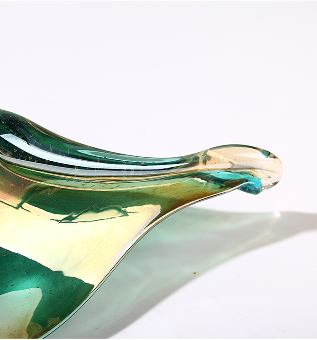 The Marguerite Fruit Platter - Large, Greenish Blue