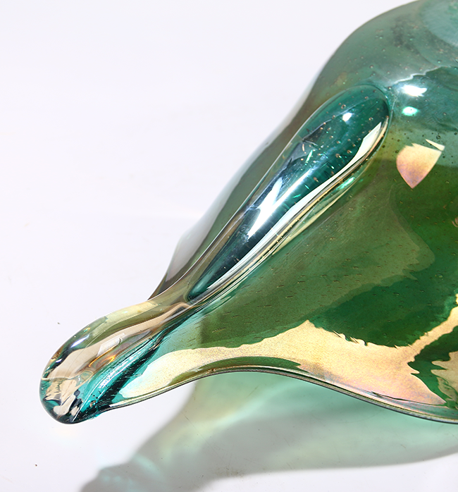 The Marguerite Fruit Platter - Large, Greenish Blue