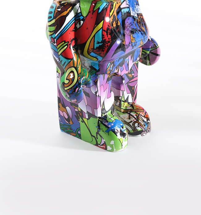 Bear Figurine - Purple Undertone