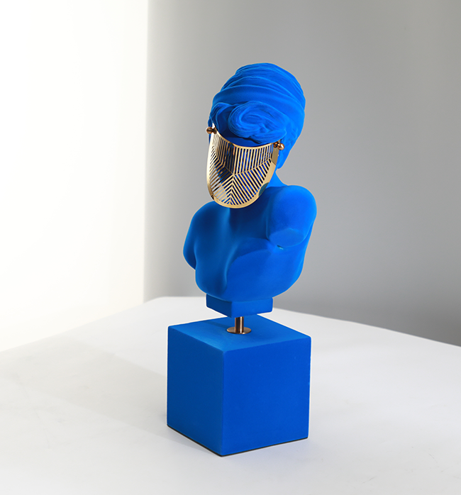 David In A Golden Veil - Indigo