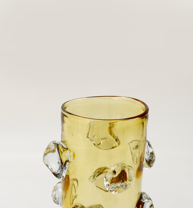 The Leighton Gold Collection Vase - Small, Champagne Color