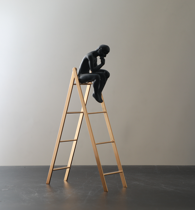 The Thinking Ladder - Black & Gold