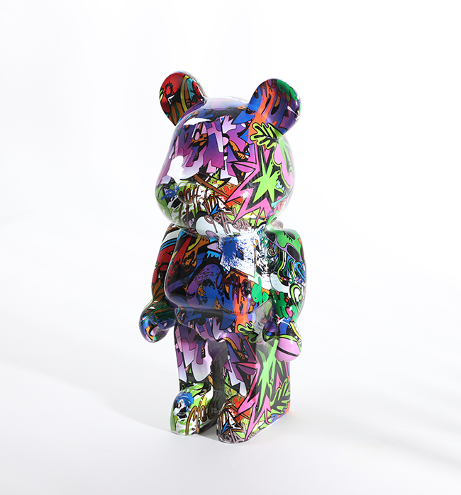 Bear Figurine - Purple Undertone